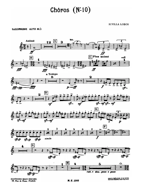 Alto Saxophone (E♭)