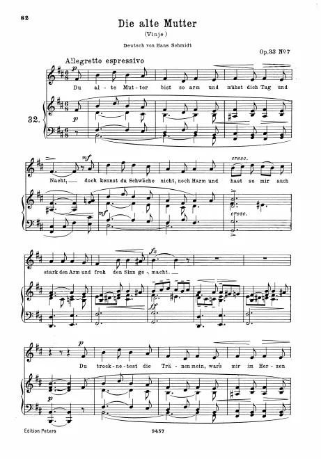 Complete Score (original / high voice, B minor)