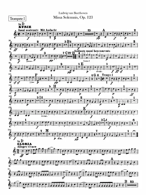 Trumpet 1, 2 (D/B♭/C)