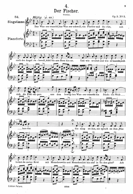 Complete Score (Original / High voice, B♭ major)