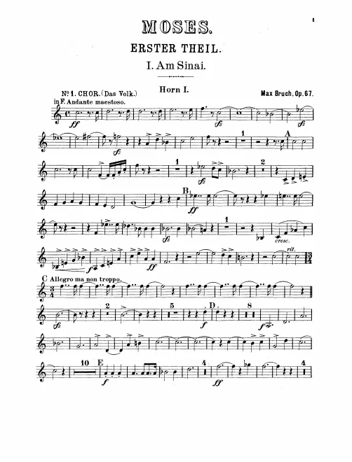 Horn 1, 2 (F)