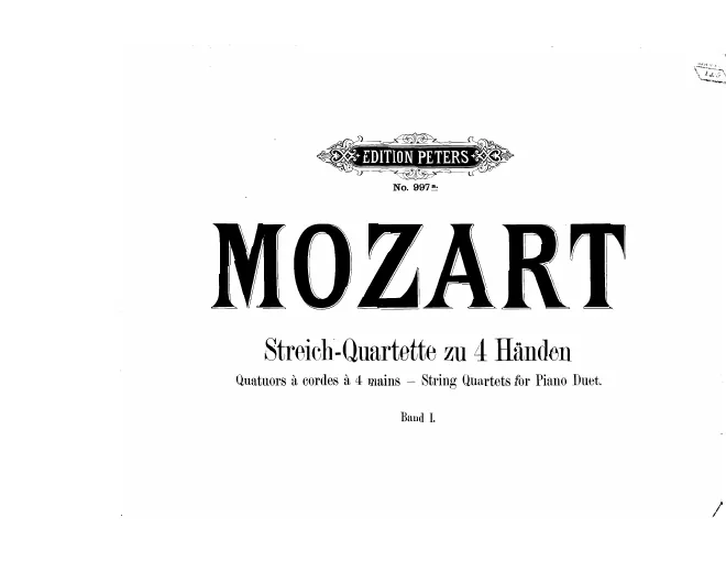 Volume 1 - Complete Score