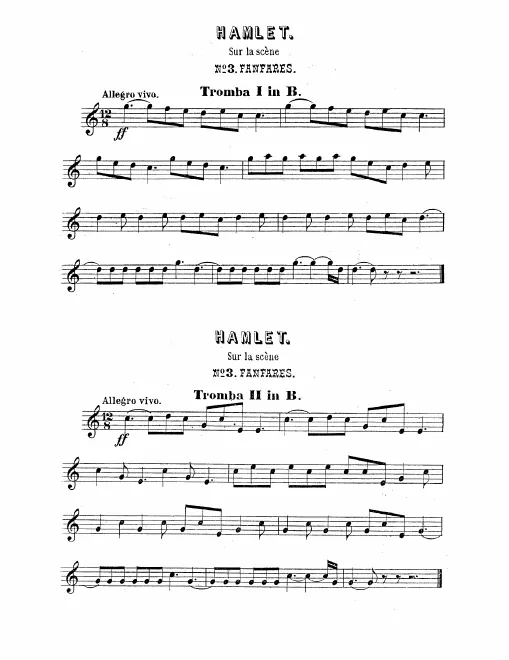Offstage Trumpet 1/2 (B♭)*