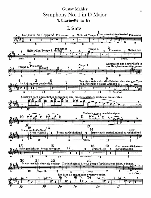 Clarinet 4 (B♭)/Piccolo Clarinet 2 (E♭)