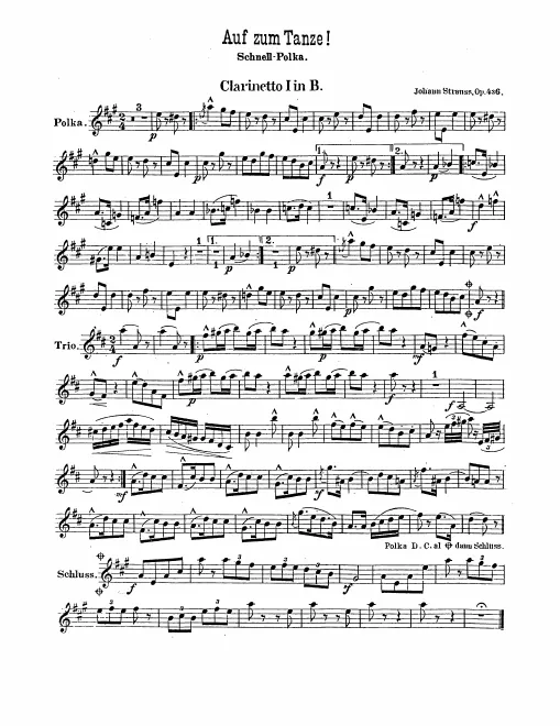 Clarinet 1, 2 (B♭)