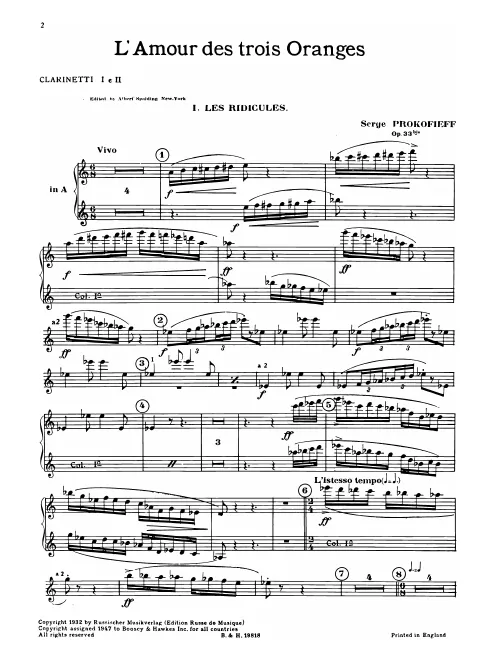 Clarinet 1/2 (A/B♭)
