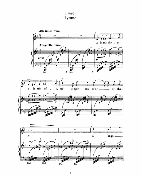 2. Hymne (F major, transposed)