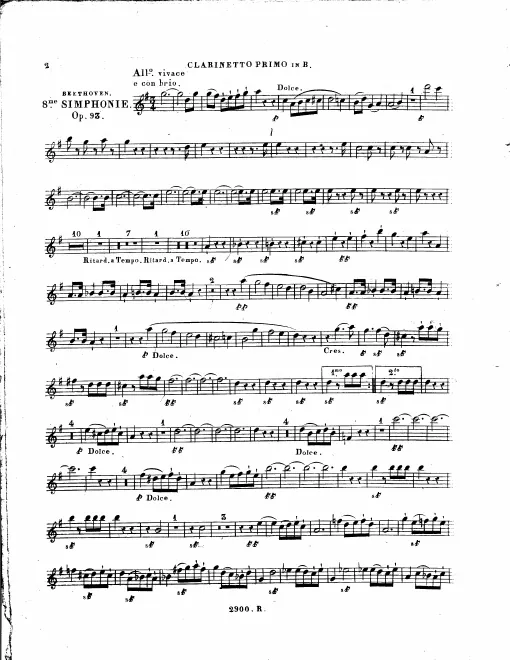 Clarinet 1, 2 (B♭)