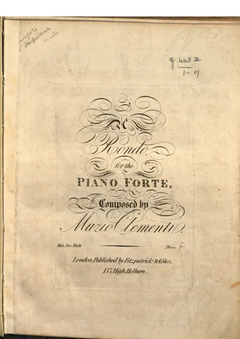 No.1, Movements 2 & 3 - Piano