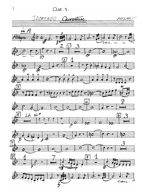 Clarinet 2 (A/B♭/C)