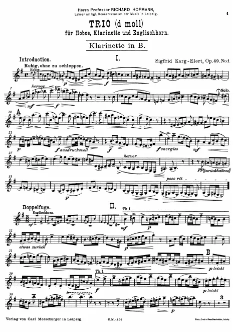 Clarinet (B♭)