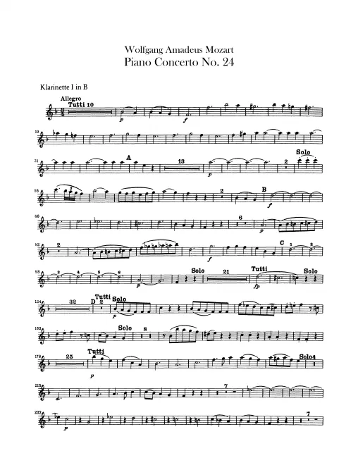 Clarinet 1, 2 (B♭)