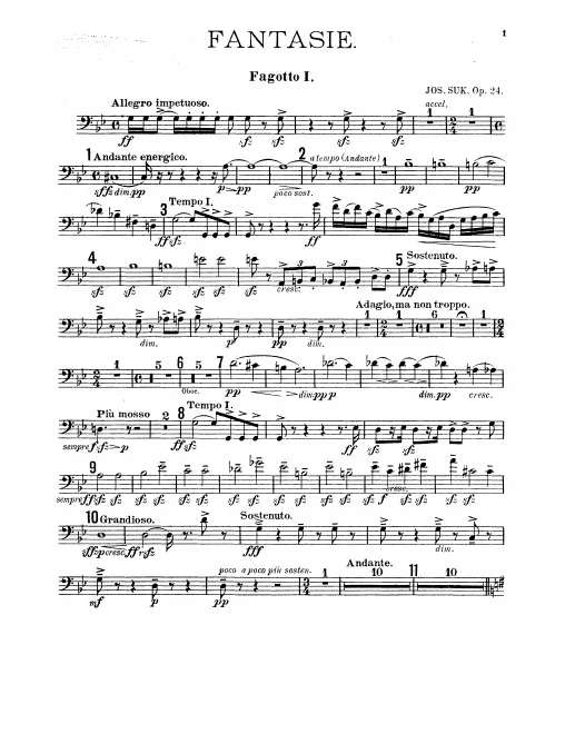 Bassoon 1, 2