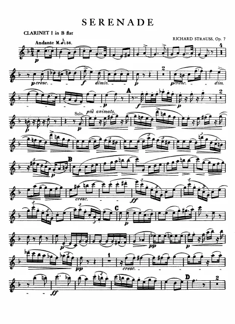 Clarinet 1, 2 (B♭)