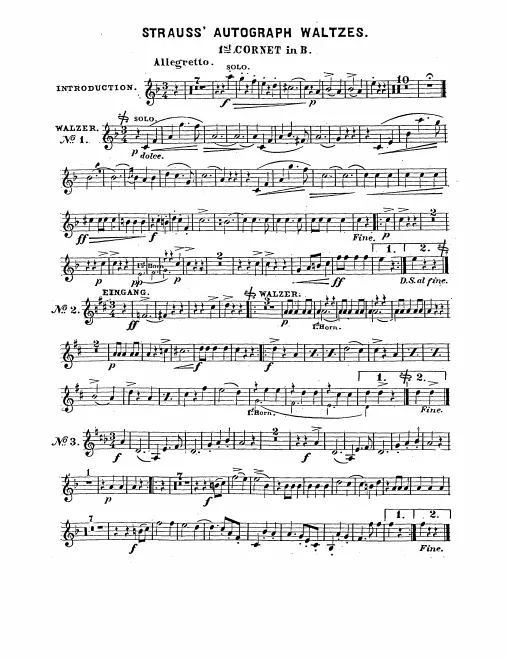 Cornet 1, 2 (B♭)