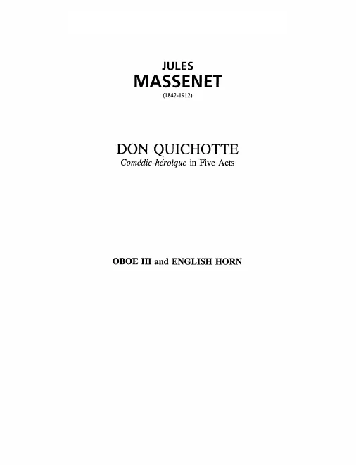 Oboe 3/English Horn