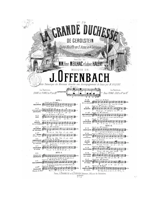 No.10, Rondo de la bataille: "En très-bon ordre nous partiîmes" (Act II, No.9b)