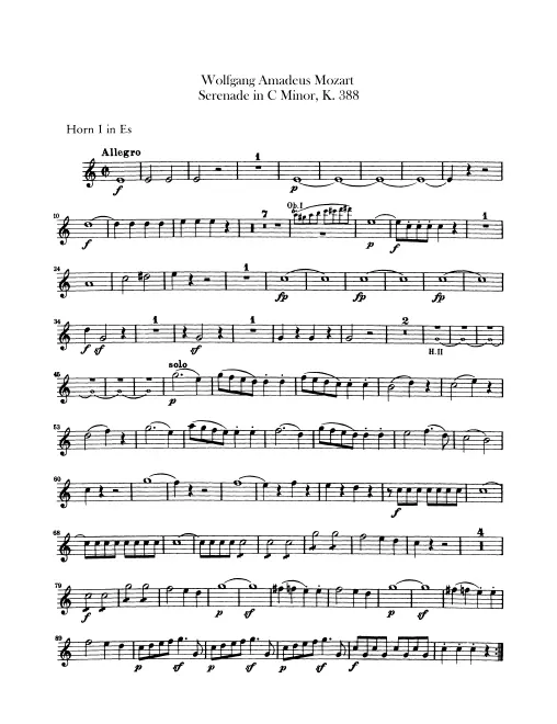 Horn 1, 2 (E♭)