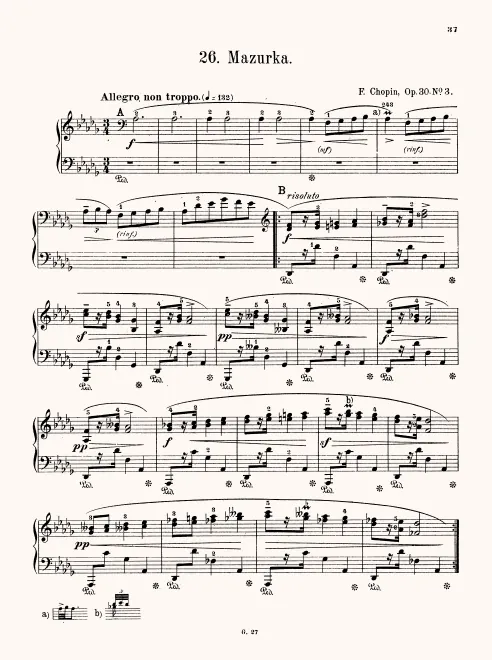 3. Allegro non troppo (D♭ major)