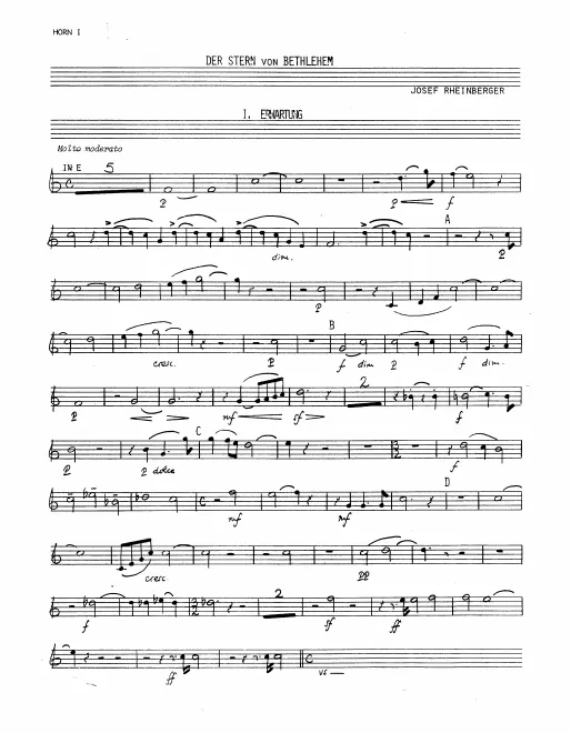 Horn 1, 2 (E/F)
