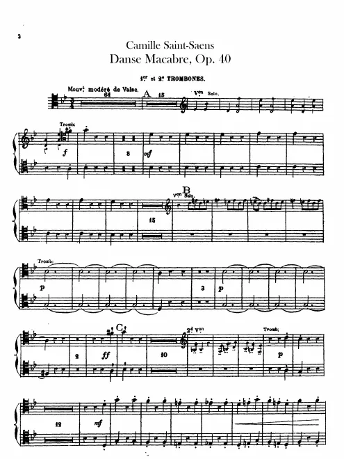 Trombone 1/2, 3/Tuba