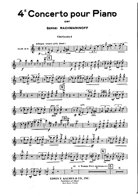 Clarinet 1 (B♭)