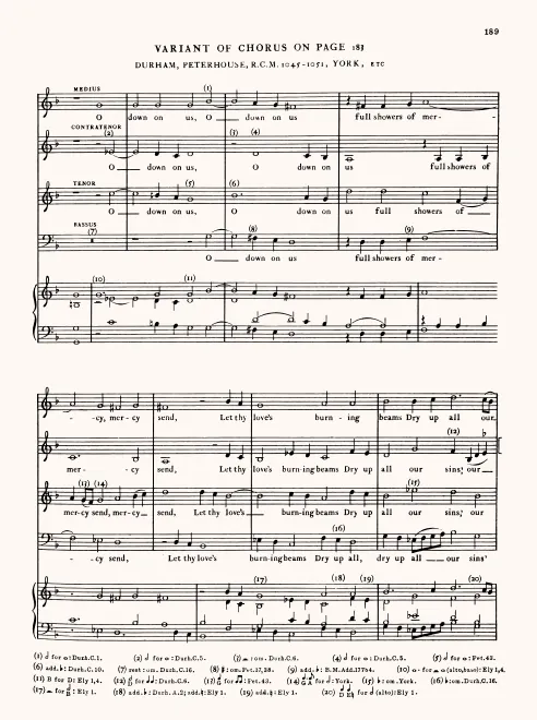Selections (Variant Passage)