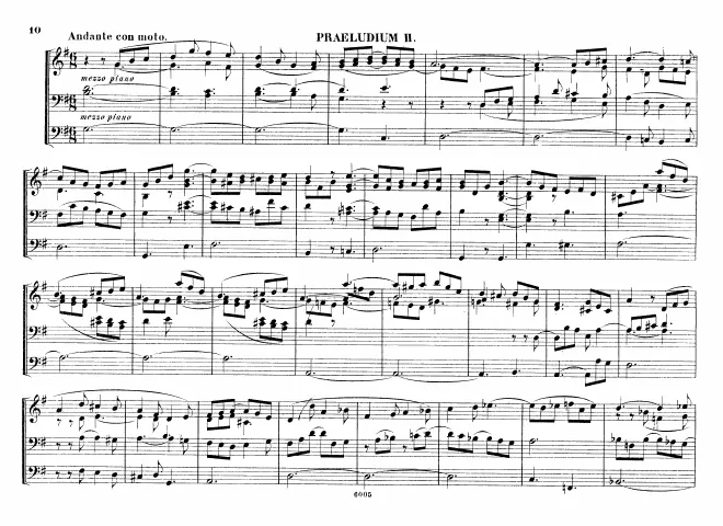 2. Prelude and Fugue in G major