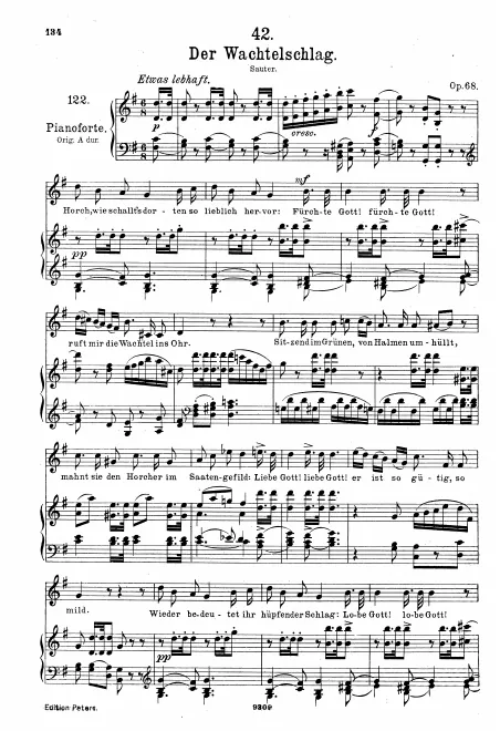 Complete Score (Medium Voice, transposed to G major)