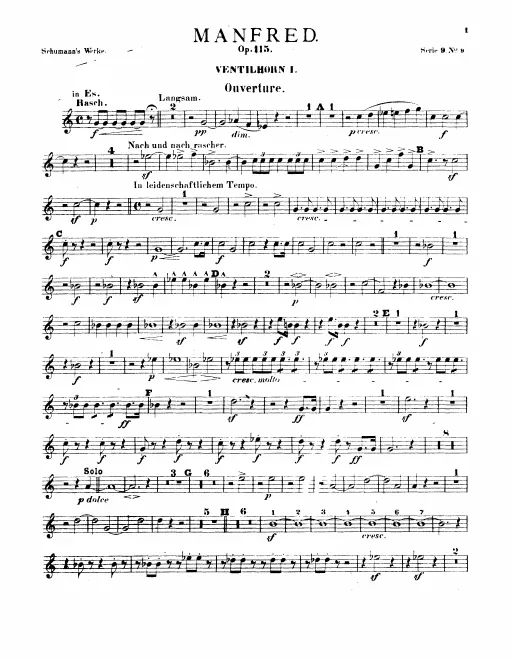 Horn 1, 2, 3, 4
