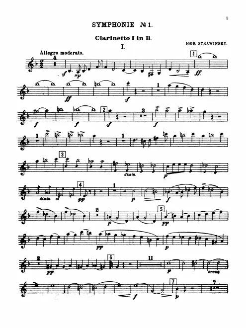 Clarinet 1, 2, 3 (B, A)