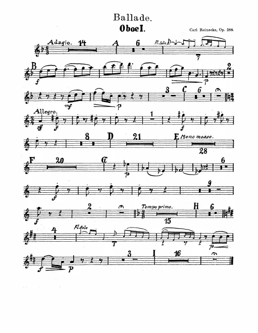 Oboe 1, 2