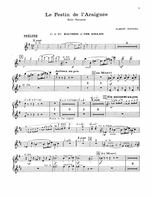 Oboe 1/2/English Horn