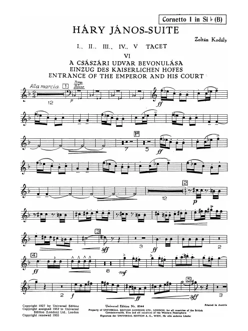 Cornet 1 (B)