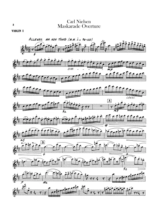 Violins I, II