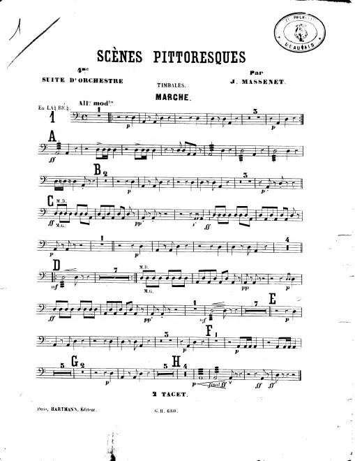 Timpani, Triangle, Snare Drum, Bass Drum
