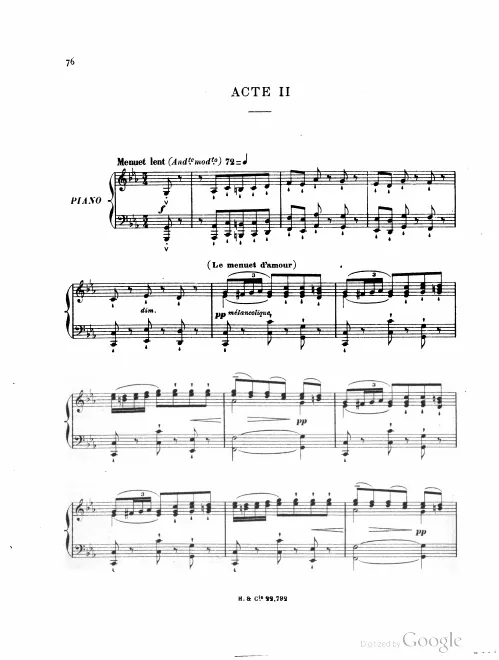 Act II - Appendix