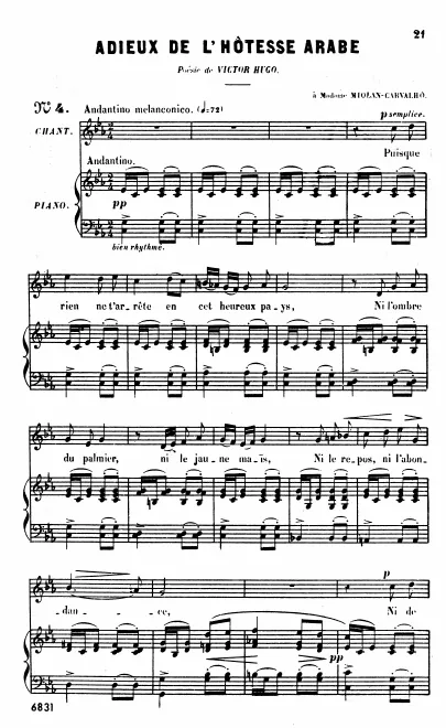 Complete Score (: high voice and piano)