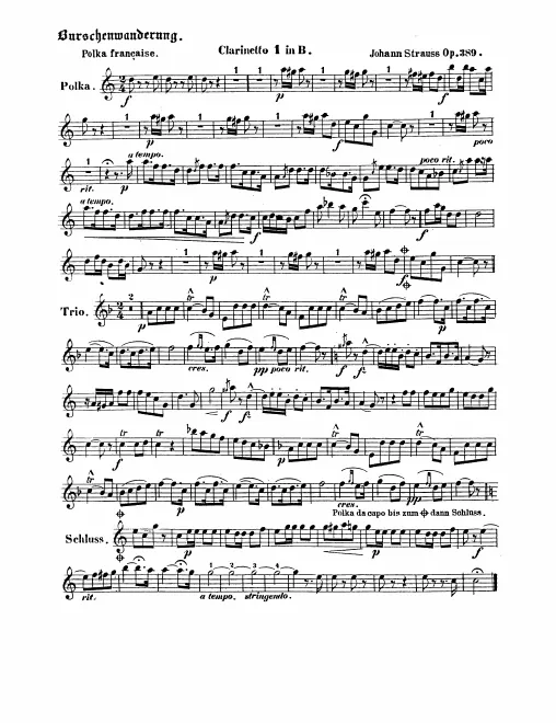 Clarinet 1, 2 (B♭)