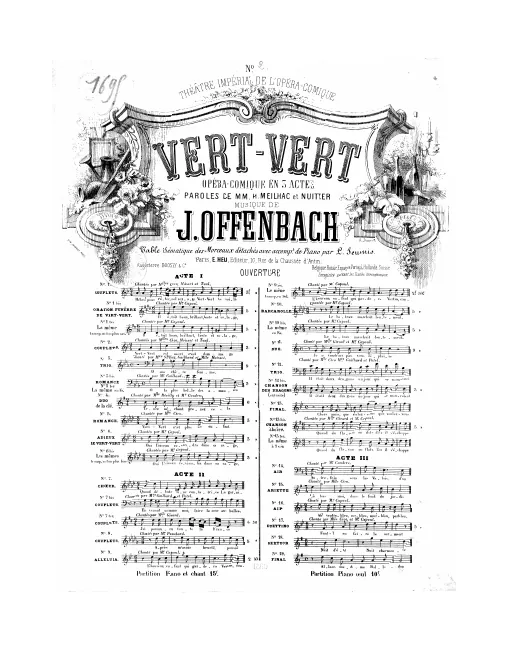 No.1 bis , Chanson funèbre: "Il était beau" (Act I, No.1b), E major