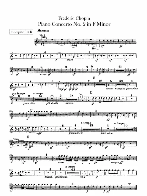 Trumpet 1, 2 (B♭)