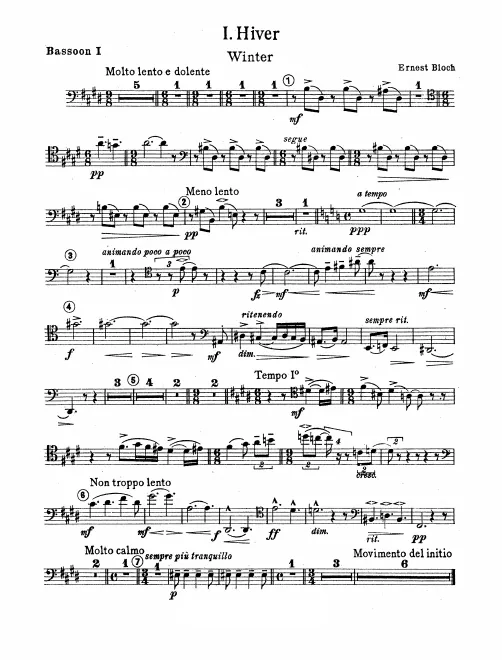 Bassoon 1, 2