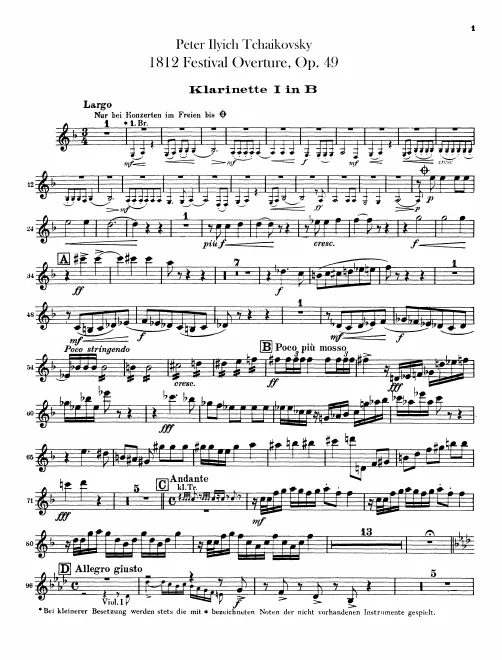Clarinet 1 (B♭)