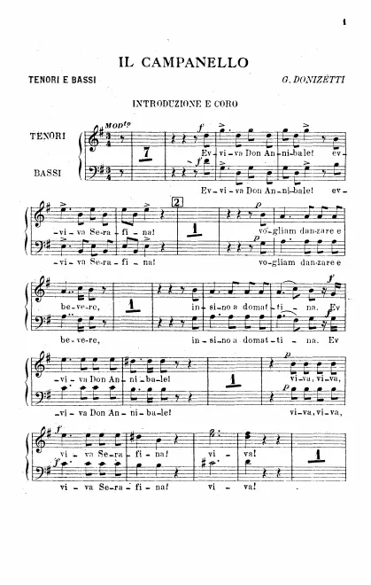 Tenors/Basses