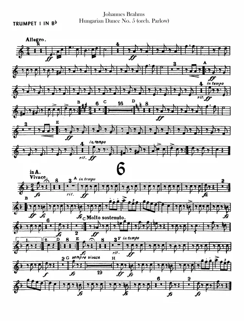 Trumpet 1, 2 (B♭/A)