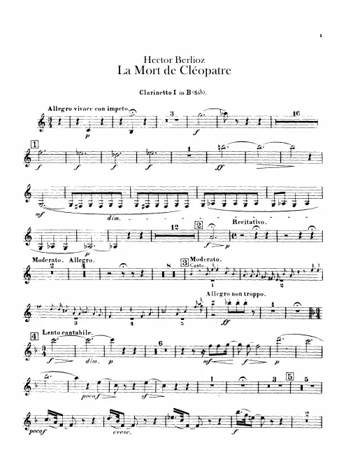 Clarinet 1, 2 (B♭)