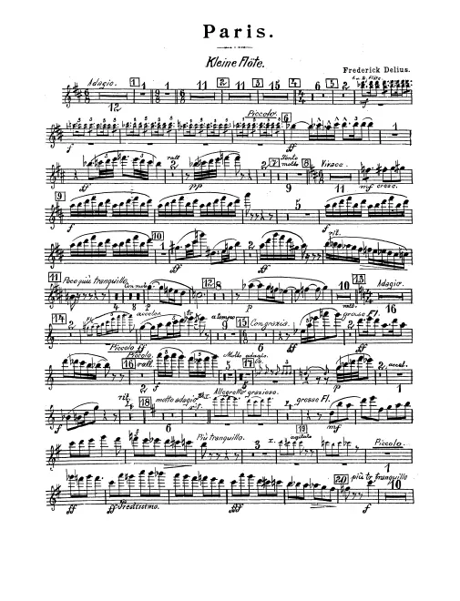 Piccolo/Flute 3, Flute 1, 2