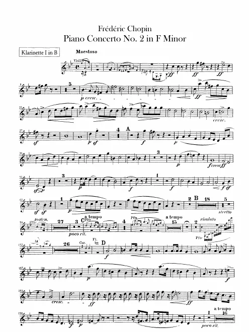 Clarinet 1, 2 (B♭)