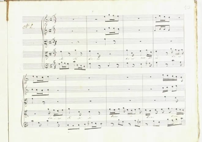 Act III, Sc.5. Aria of Campaspe: Sì caro tua sarò