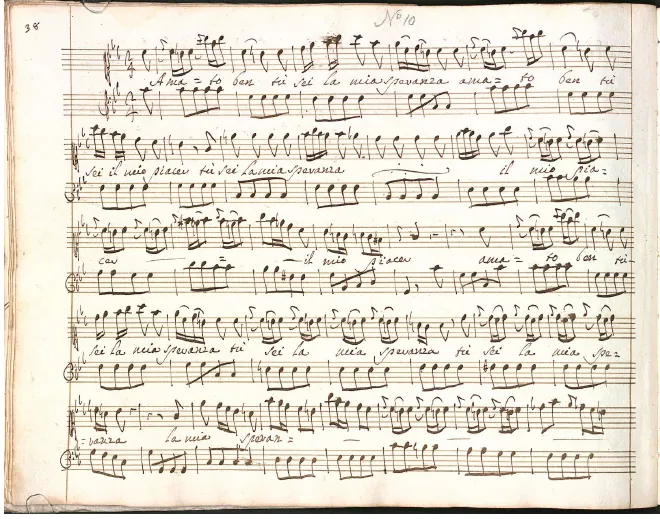 Act I, Sc.12. Aria of Rosane: Amato ben tu sei la mia speranza